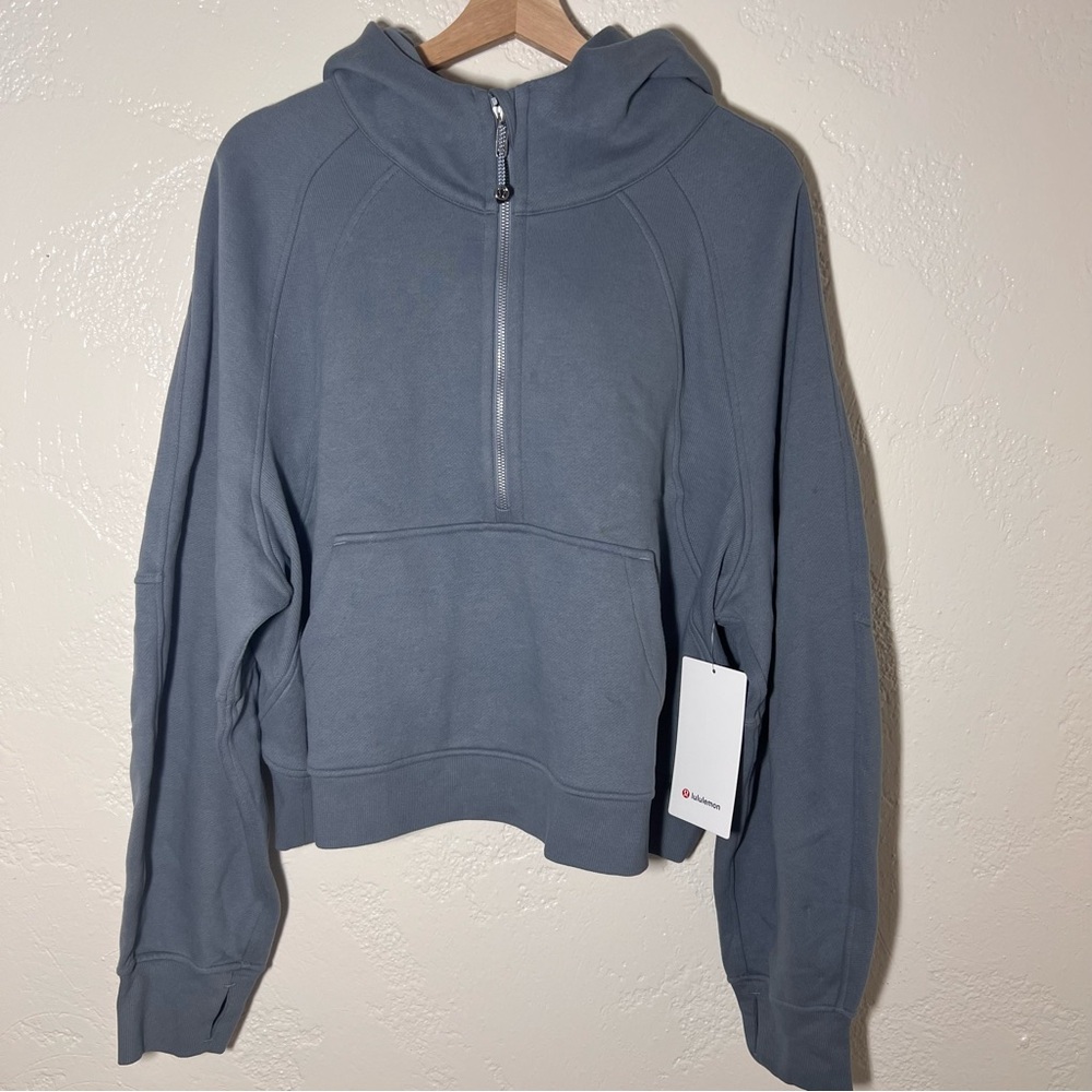 Lululemon Scuba Oversized Half-Zip Hoodie 
Belgian Blue
Size XL/XXL